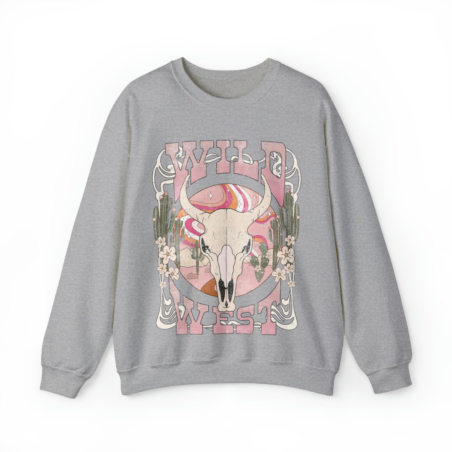 Wild West Skull Sweatshirt