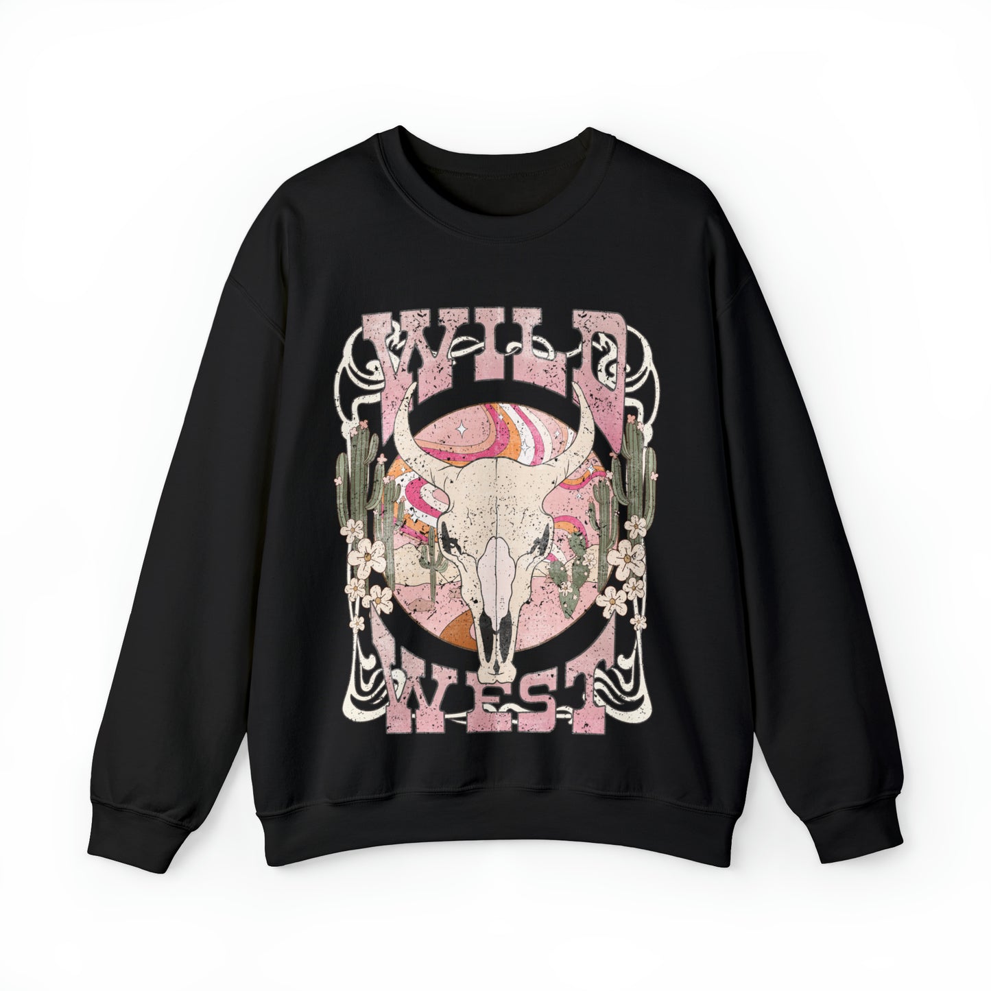 Wild West Skull Sweatshirt