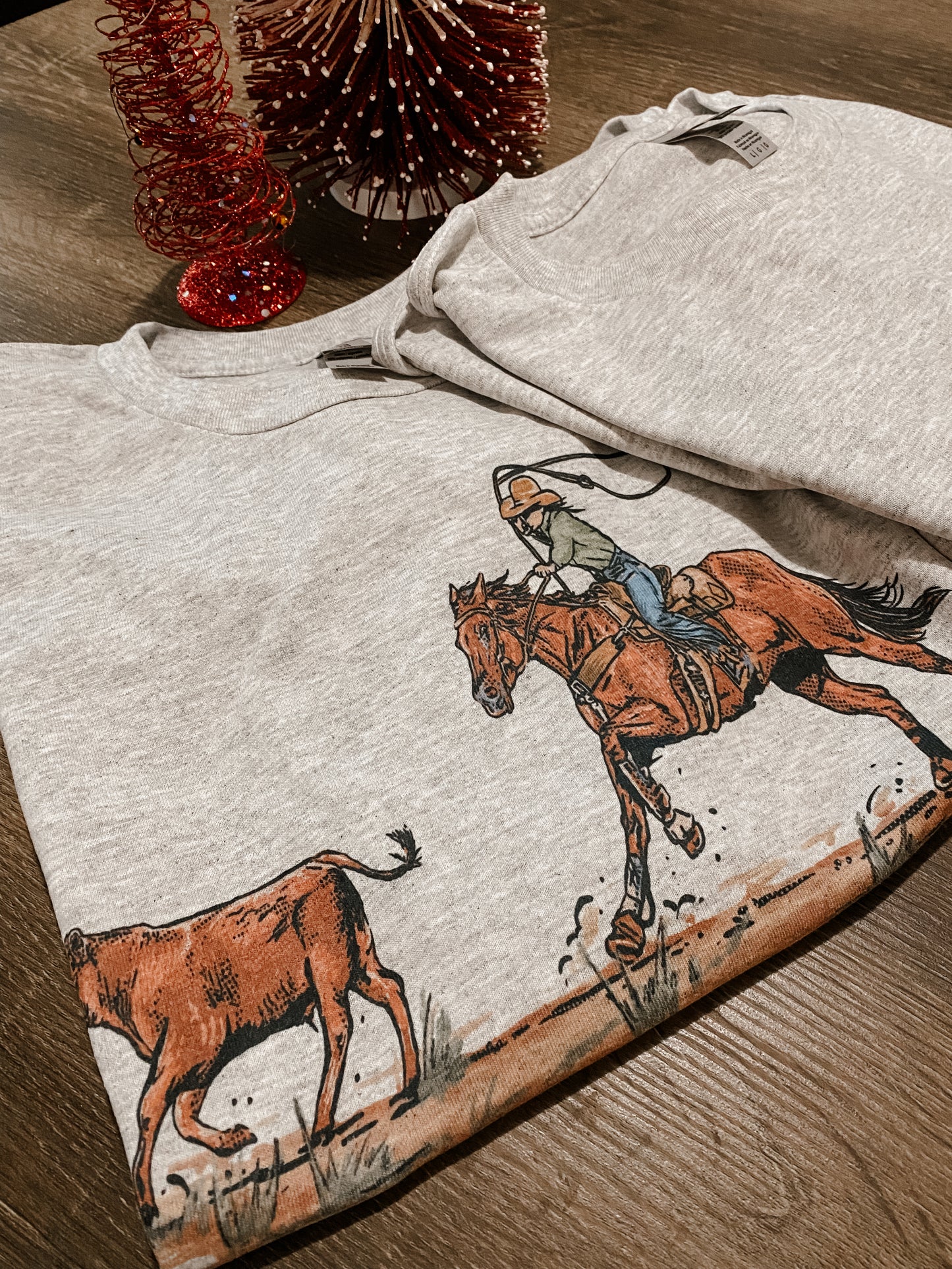 Ropin' Cowgirl Tee