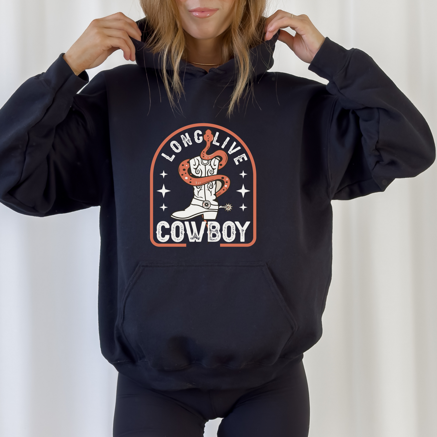 Long Live Cowboy Hoodie, Western Hoodie, Cowboy Hoodie