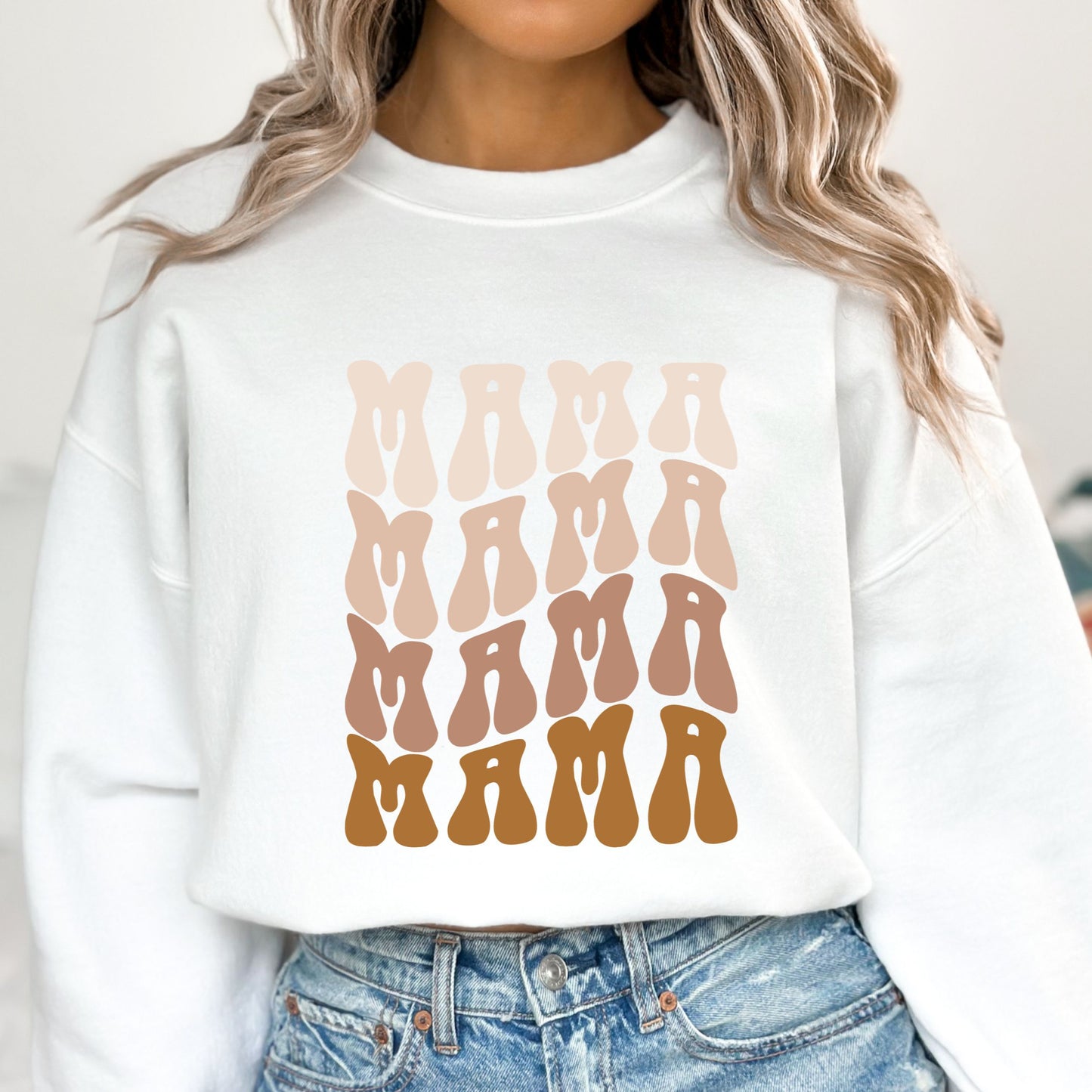 Mama Neutral Repeat Sweatshirt