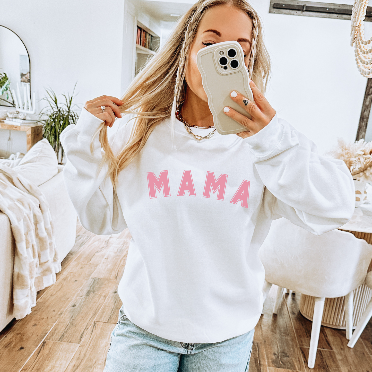 Pink Mama Crewneck