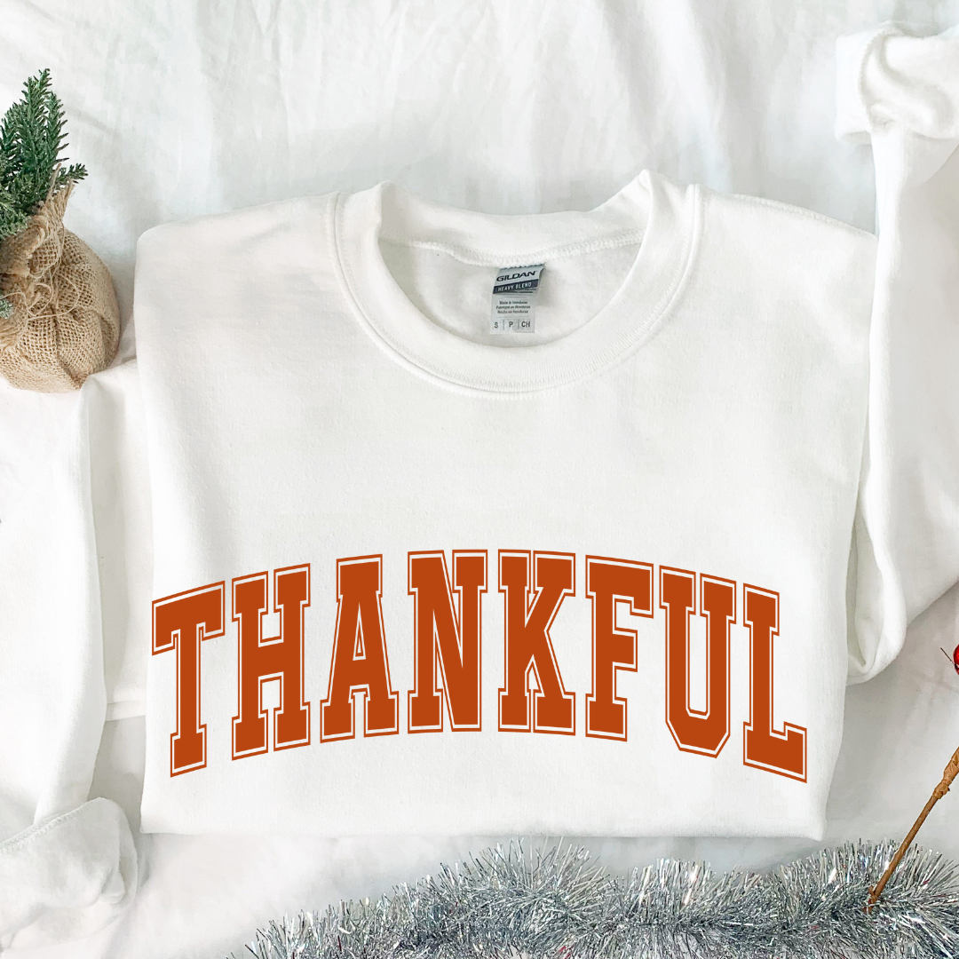 A Simple Thankful Sweatshirt