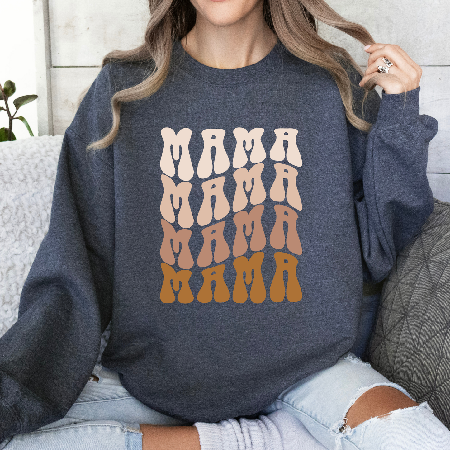 Mama Neutral Repeat Sweatshirt