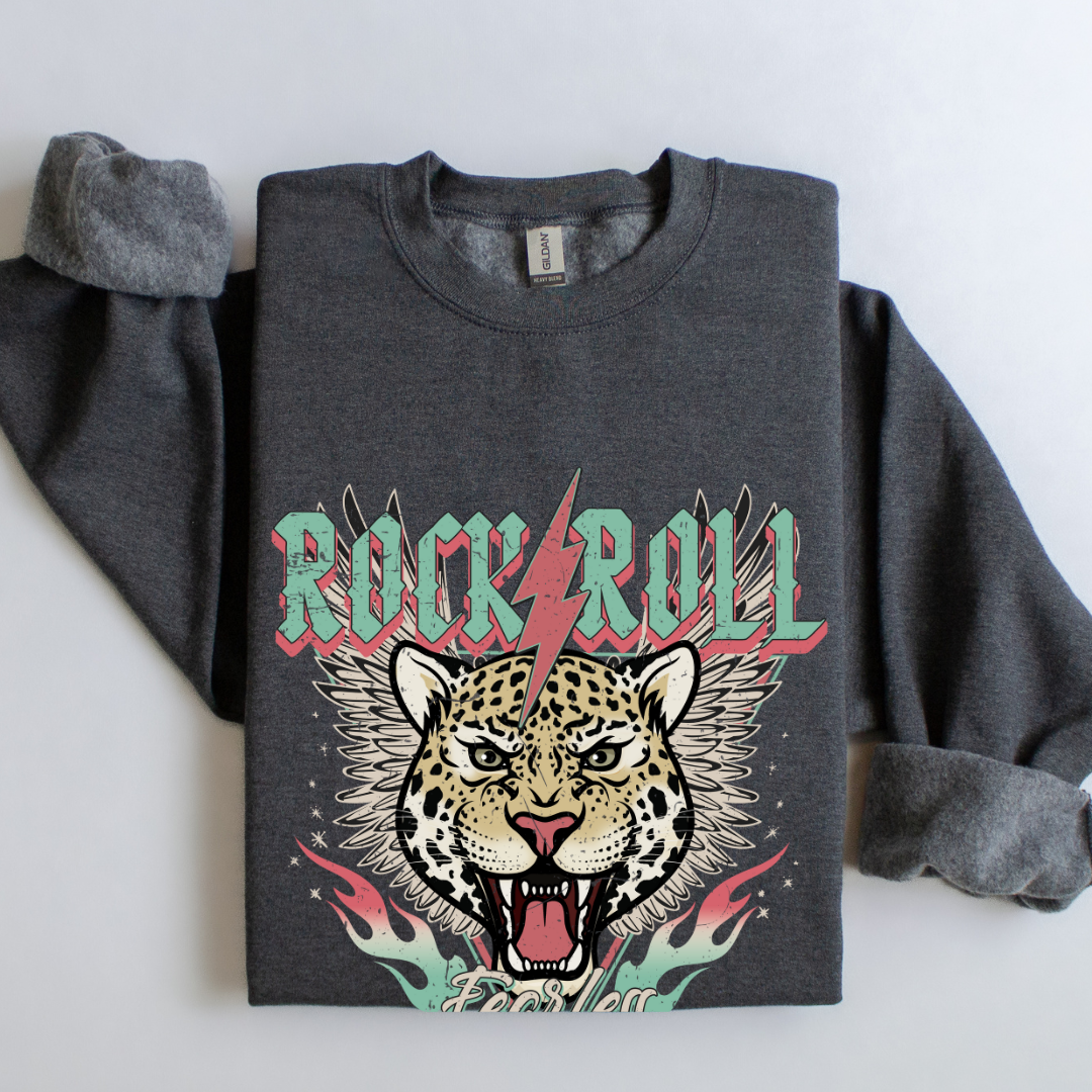 Rock And Roll Tiger Sweatshirt